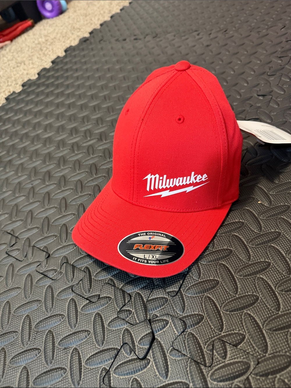 Milwaukee Red Flexfit Baseball Cap